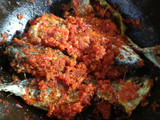 Balado Ikan kembung pedes