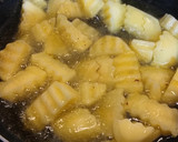 Foto del paso 2 de la receta: Patatas fritas con daditos de jamón