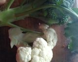 Foto langkah ke 1 dari resep Brokoli dan Kembang Kol Goreng Tepung.