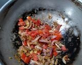 A picture of step 2 of Kadai Paneer.