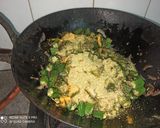 A picture of step 14 of Punjabi Style Bhindi Masala.