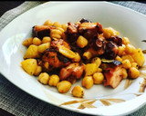 Foto del paso 4 de la receta: Garbanzos con pulpo 🐙 a la parrilla