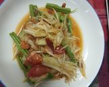 รูปขั้นตอนการทำที่ 4 ของ ส้มตำหอยดองกุ้งแห้ง