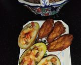 A picture of step 5 of Baked Potato 🥔 with Chicken Wings 😋.