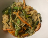 Foto del paso 12 de la receta: Wok fideos chinos con gambas y verduras