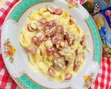 Foto langkah ke 8 dari resep Fettuccine Alfredo.