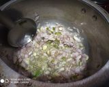 A picture of step 3 of Aloo Baingan Curry.