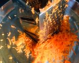 A picture of step 1 of Gajar ka halwa.