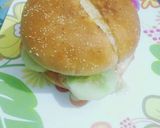 A picture of step 5 of Mutton kabab Burger.