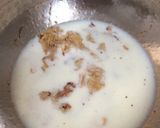 A picture of step 1 of Biranj(wheat sevo nu dudh).