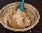 A picture of step 9 of No Bake Triple Chocolate Cheesecake.