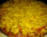 A picture of step 6 of Chicken bbq pizza. #4weeks challenge.