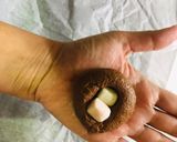 A picture of step 3 of Ragi Marshmallow cookies.