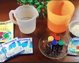Foto langkah ke 1 dari resep 17. PUDING MOZAIK NUTRIJEL WARNA-WARNI.