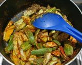 A picture of step 3 of Burnt Masala Parwal.