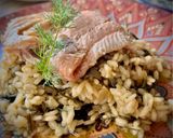 Foto del paso 5 de la receta: Arroz carnaroli con hinojo silvestre y salmón