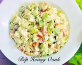 Hình bước làm 3 của món Salad Bơ Gà