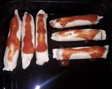 Foto del paso 1 de la receta: Salchichas envueltas gratinadas