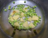 A picture of step 5 of Matar aloo sabji.