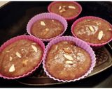 A picture of step 5 of Eggless Chocolate Almond CupCakes.