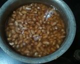 A picture of step 1 of Rajma.
