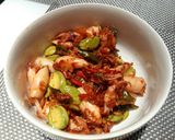 Foto langkah ke 8 dari resep Cumi Asin Pete.