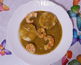 Foto del paso 6 de la receta: Merluza con salsa de gambas fácil