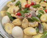 Foto langkah ke 5 dari resep Tumis Buncis Jagung Telur Puyuh.