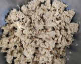 A picture of step 2 of Protein loaded Soya tikki.