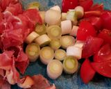 Sonkával és dióval sült avokádó recept fázis 2 fotója
