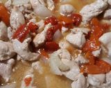 A picture of step 3 of Plum Chicken.