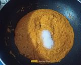 A picture of step 6 of Dahi Bhindi Masala.