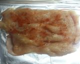 Foto del paso 3 de la receta: Pechugas rellenas con jamón, huevo y verduritas
