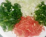 A picture of step 4 of Peri Peri noodles.