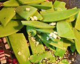 Zuckererbsen (Schoten) in Teriyakisauce Rezeptschritt 3 Foto