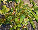 Foto del paso 1 de la receta: Macarrones con Huevo a la Plancha y Pimiento Verde