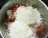A picture of step 3 of Chinese manchurian pakode.