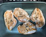 A picture of step 1 of Honey, Mustard Chicken.