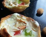 A picture of step 6 of Basundi bread katori.