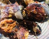 A picture of step 2 of Fried fish in palm oil stew🍽🐟.