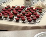 A picture of step 4 of Red Velvet Mini Cupcakes.