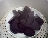 Foto langkah ke 2 dari resep Pudding Susu Ubi Ungu.
