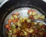 A picture of step 13 of Chinese vegetable rice (Chinese pulao).