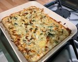 Une image de l'étape 10 de Gratin de courgettes et navets à la moutarde et pecorino.