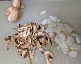 A picture of step 2 of Cheesy Potato Mushroom Burger Bake.