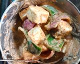 A picture of step 1 of Paneer tikka masala.