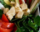 A picture of step 2 of My Cheese Salad Lunch 🥰#Lunch#Sidedish.