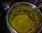 A picture of step 3 of Green Chilli chutney.