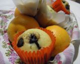 Foto del paso 4 de la receta: Muffins de naranja y chispas de chocolate