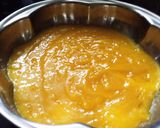 A picture of step 1 of Mango moosse rolls.
